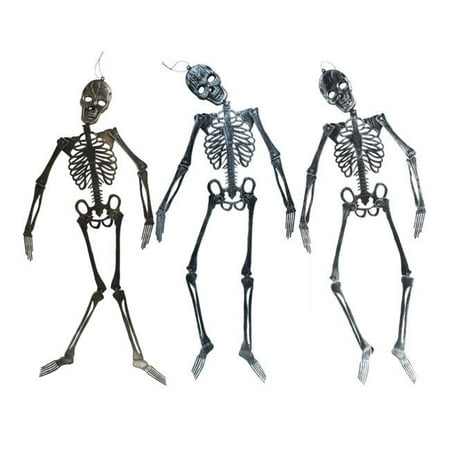 Halloween Party Decoration 46/' Jointed Plastic Skeleton